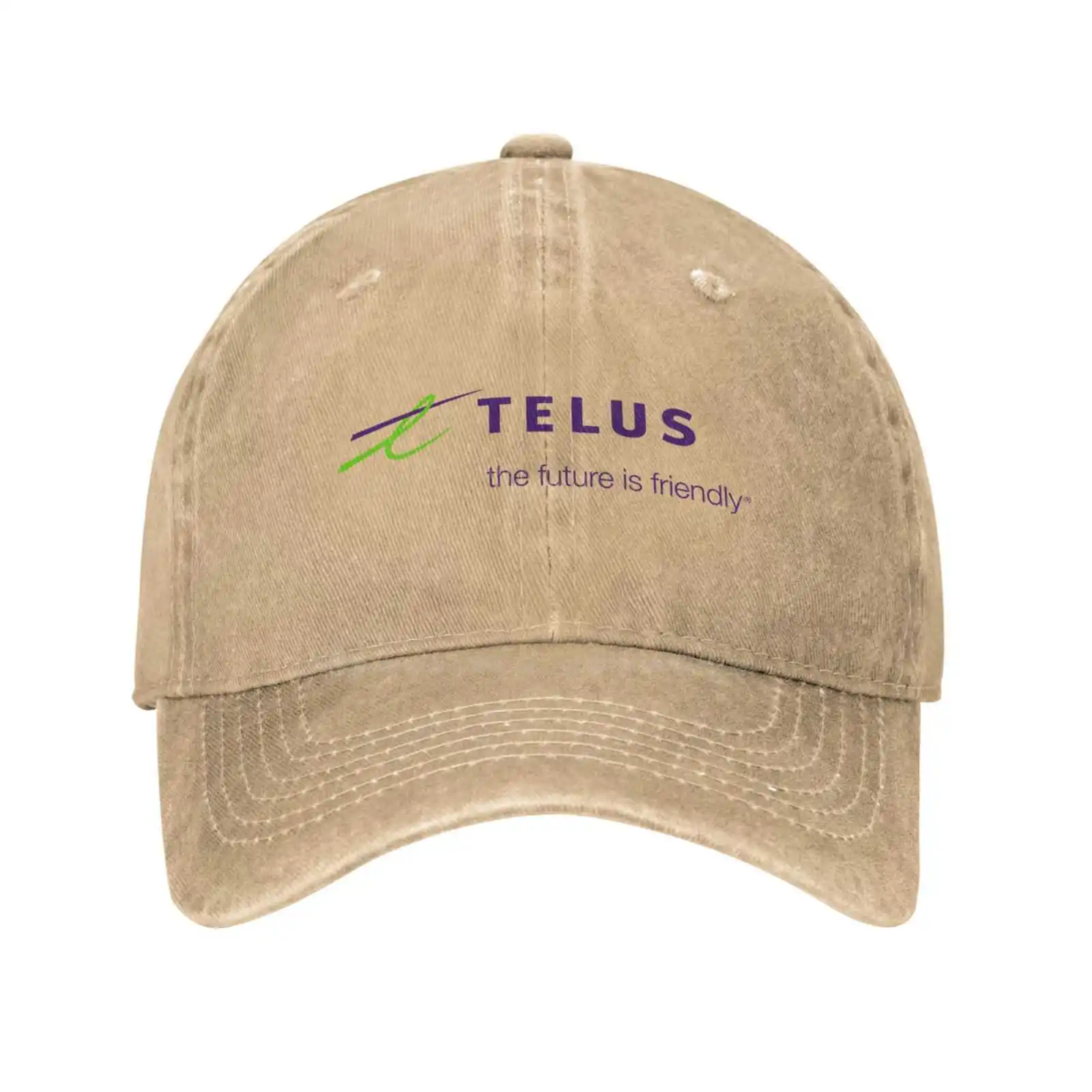 Telus Logo Mode Qualität Denim Mütze Strick mütze Baseball mütze