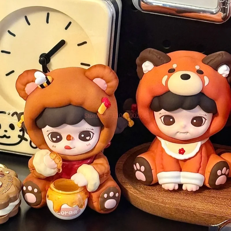 Genuine New Arrival Baby Zoraa Cuteness Is Justice Series Blind Box Kawaii Figurines Collection Desktop Ornament Fashion Gifts