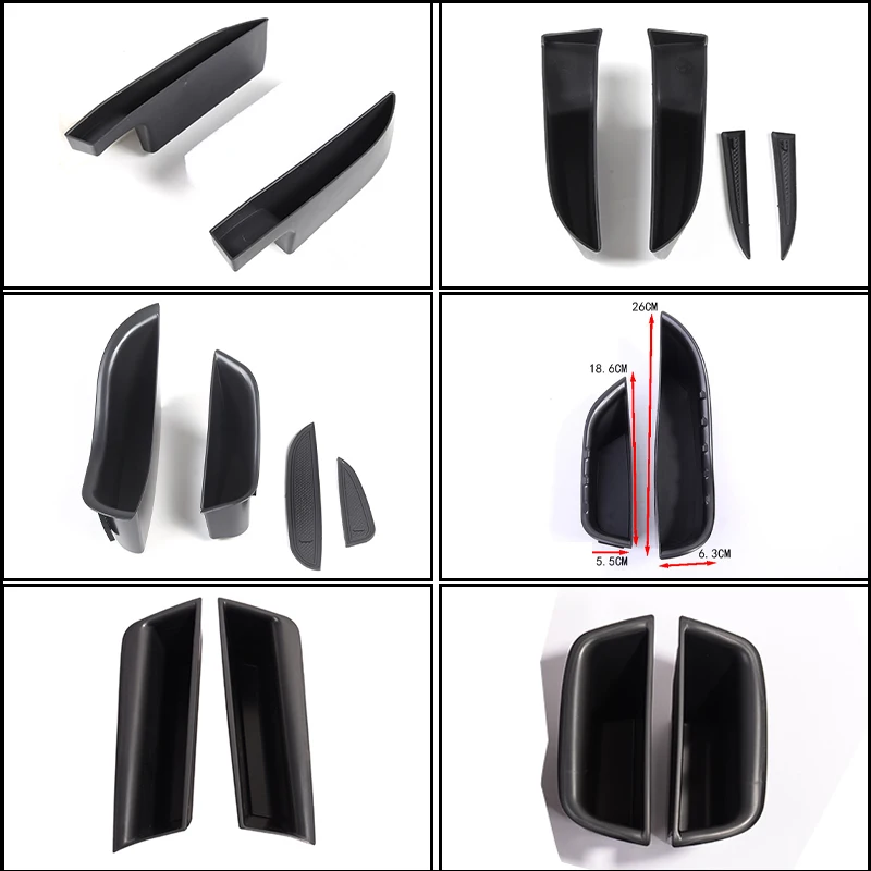 For Mercedes Benz C-Class W204 W205 W206 2008-2024 front rear door storage organizer box Car Door Tray Organizer Accessories