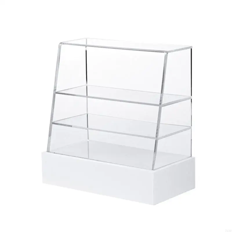 

76HF 1/12 1/6 Dollhouse Mini Cake Cabinet with Sliding Door Model Toy Display Counter
