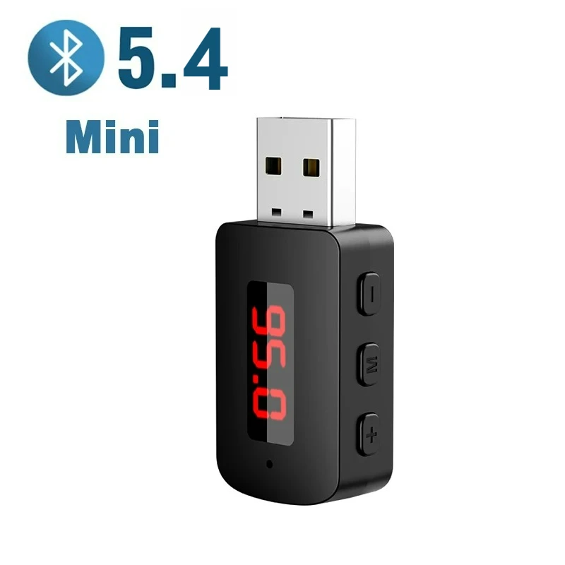 

Bluetooth 5.4 Car FM Transmitter Receive Mini USB Handsfree Car Kit Wireless Fm Radio Auto Car Accessories Fm Radio
