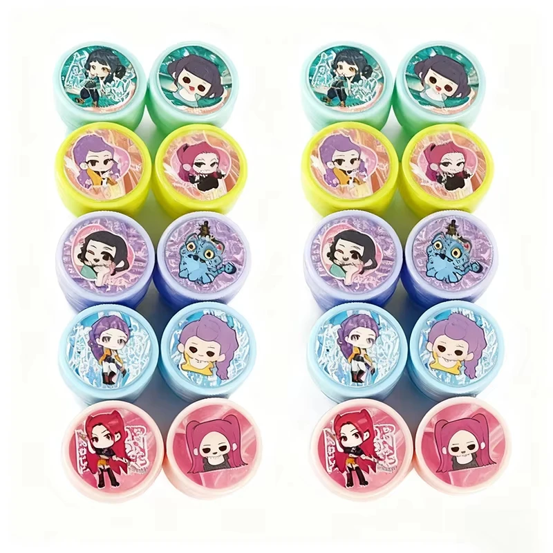 K-POP شيطان الصيادين حفلة عيد ميلاد تفضل الهدايا التحبير الذاتي Stamps عيد الميلاد تخزين الحشو هدايا تذكارية للأطفال الديكور سو #5