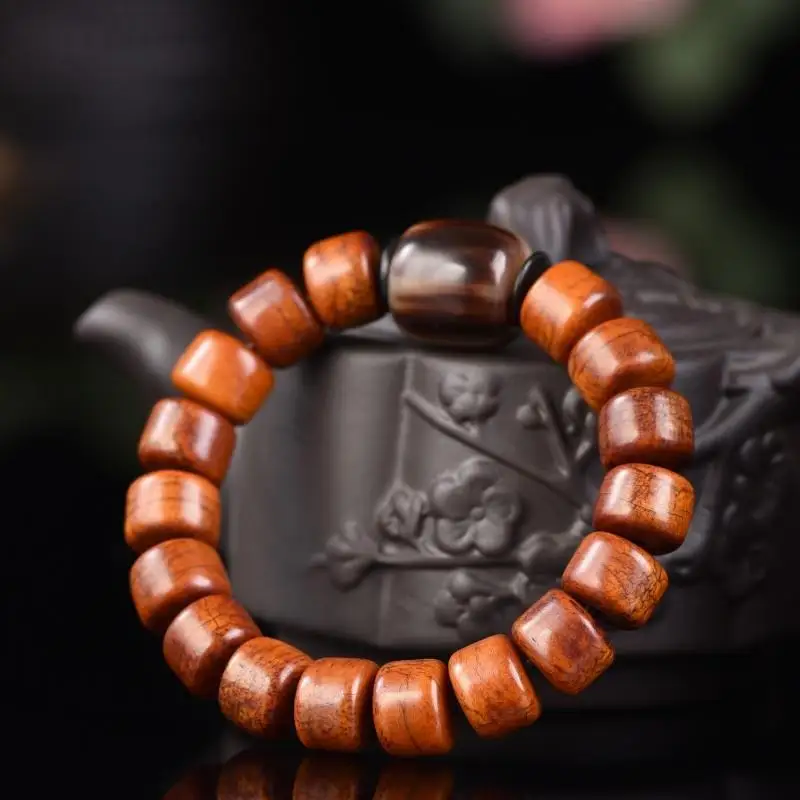 Shanli Natural Tibetan Old Yak Bone with Carved Turtle Shell, 