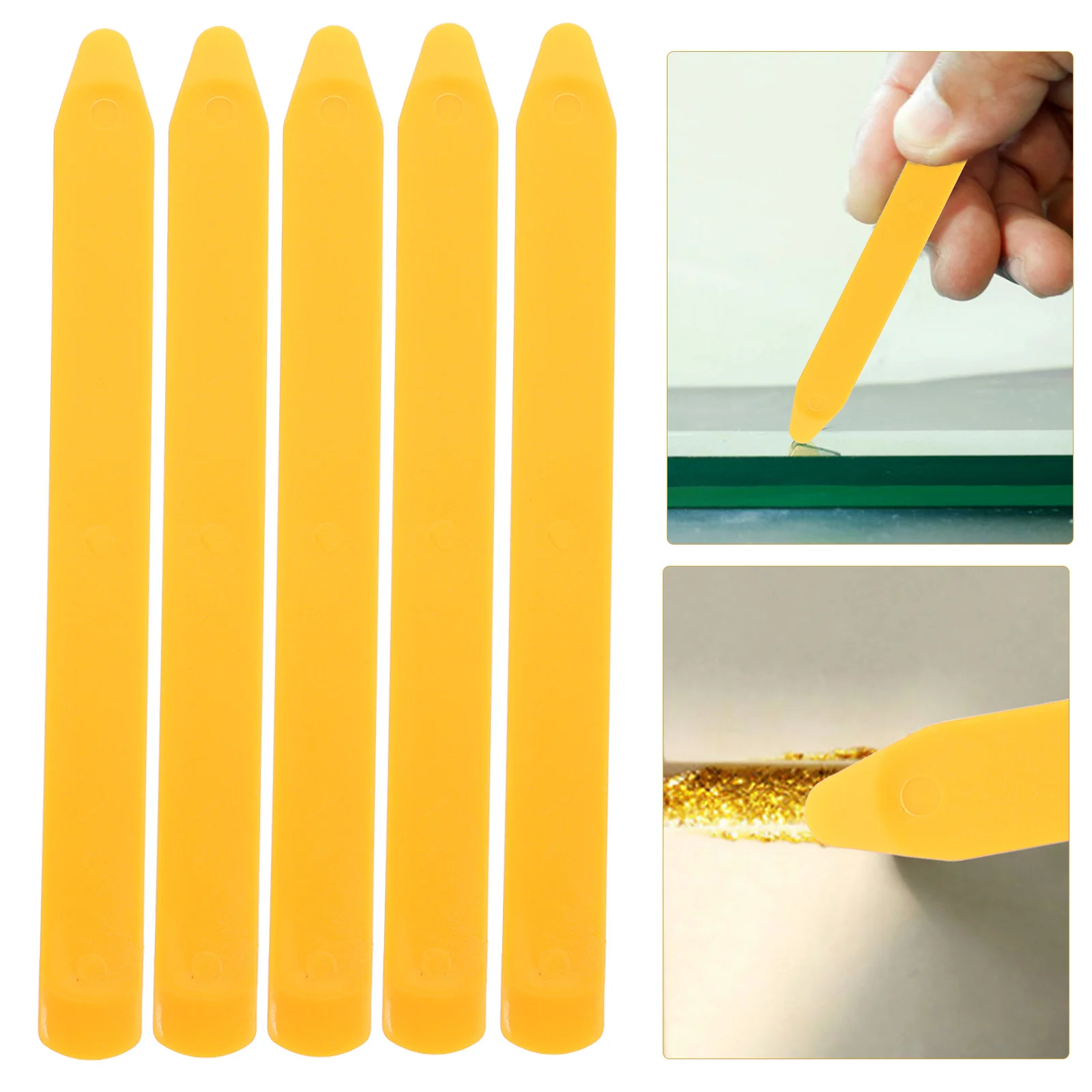 20 قطعة مكشطة بلاستيكية ABS مجموعة أدوات مانعة للتسرب للسد تنعيم خطوط الختم حواف زوايا بلاط الجمال التماس مكشطة #6