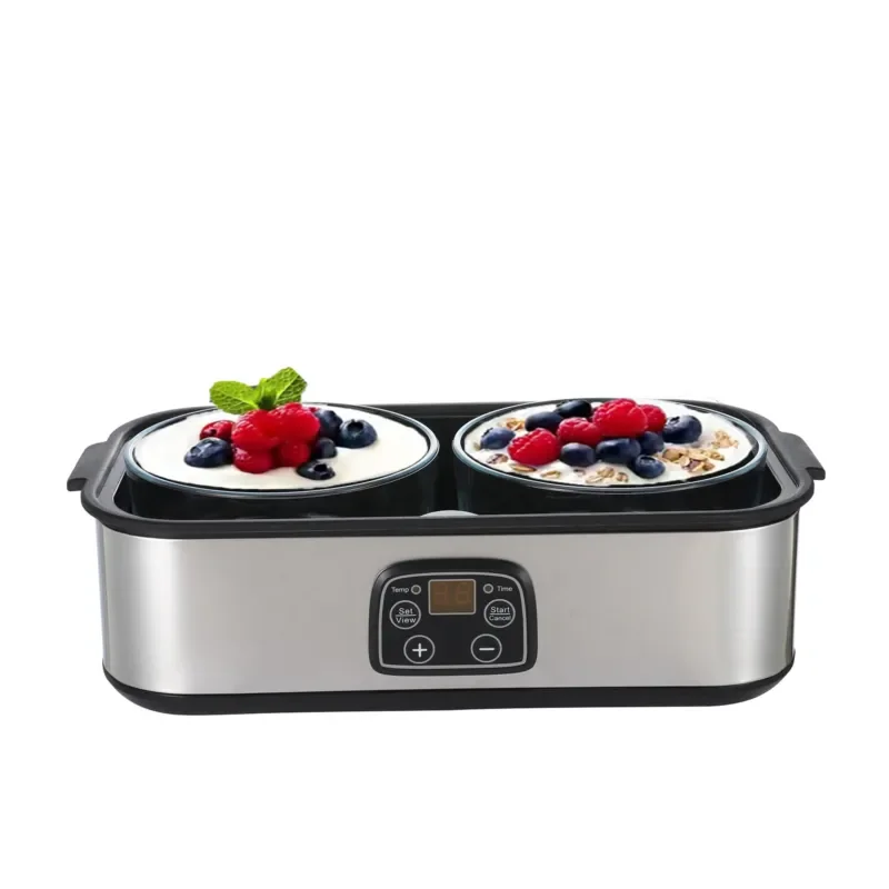 Discover the joy of healthy homemade treats with this versatile 2-cup yogurt maker. Designed for modern kitchens, this