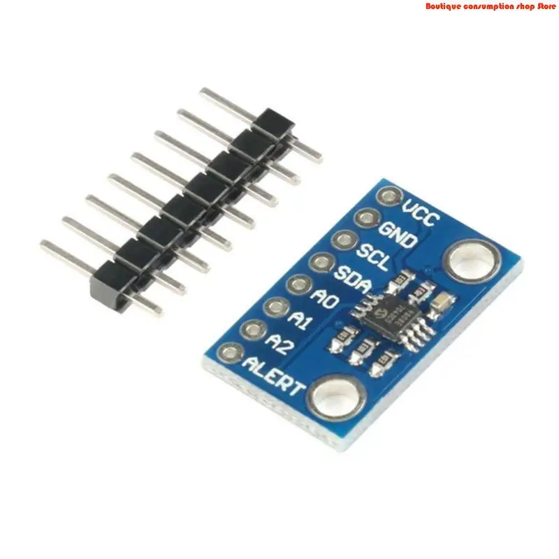 L9NA I2C Compatible MCP9808 Temperature Sensoring Module Featuring ±0.25°C Accuracy and 12 Bit Resolution