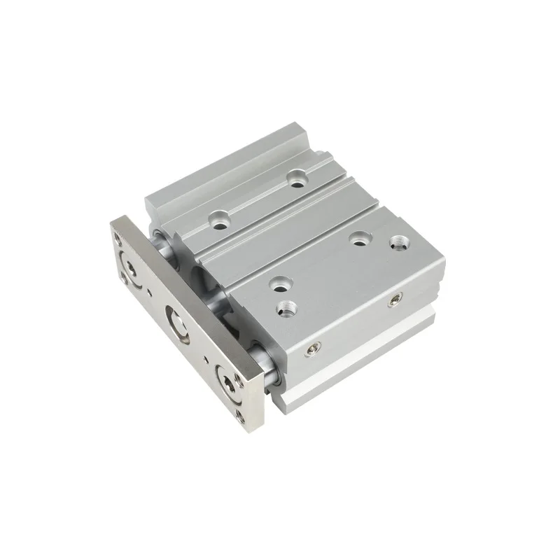 Thin cylinder buffer guide adjustable stroke