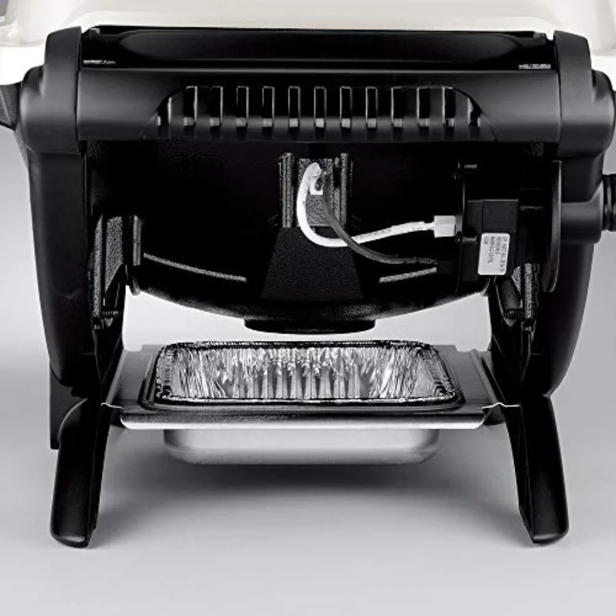 Q1200 Liquid Propane Portable Gas Grill, 1‑Burner Travel and Camping Grill with Cast‑Iron Grates and Electronic Ignition 8, 500
