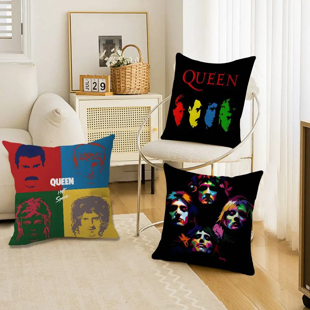Pop Classic Queen Band 45*45cm Cushion Cover Pillow Cover Decor Pillowcase Home Pillowcase for Couch Pillow