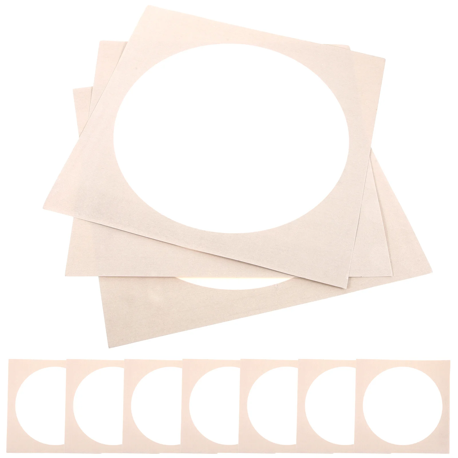 

10 Sheets Xuan Paper Fan Surface Water Resistant Ink Diffusion Control Art Paper for Chinese Painting Calligraphy Practice Rice