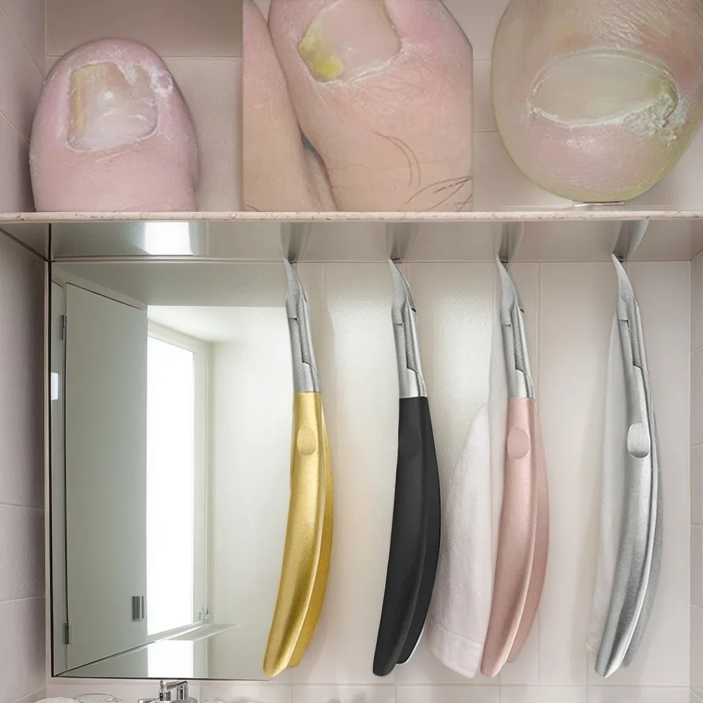

Stainless Steel Nail Care Set – Includes Ingrown Nail Clippers, Cuticle Scissors & Toenail Clippers (Pedicure Tools)