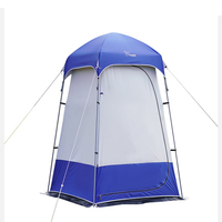 Outdoor Beach Changing Room, Bathing Tent, Mobile Shower Toilet Sunscreen Waterproof Portable Multipurpose with Bottom PE Mat