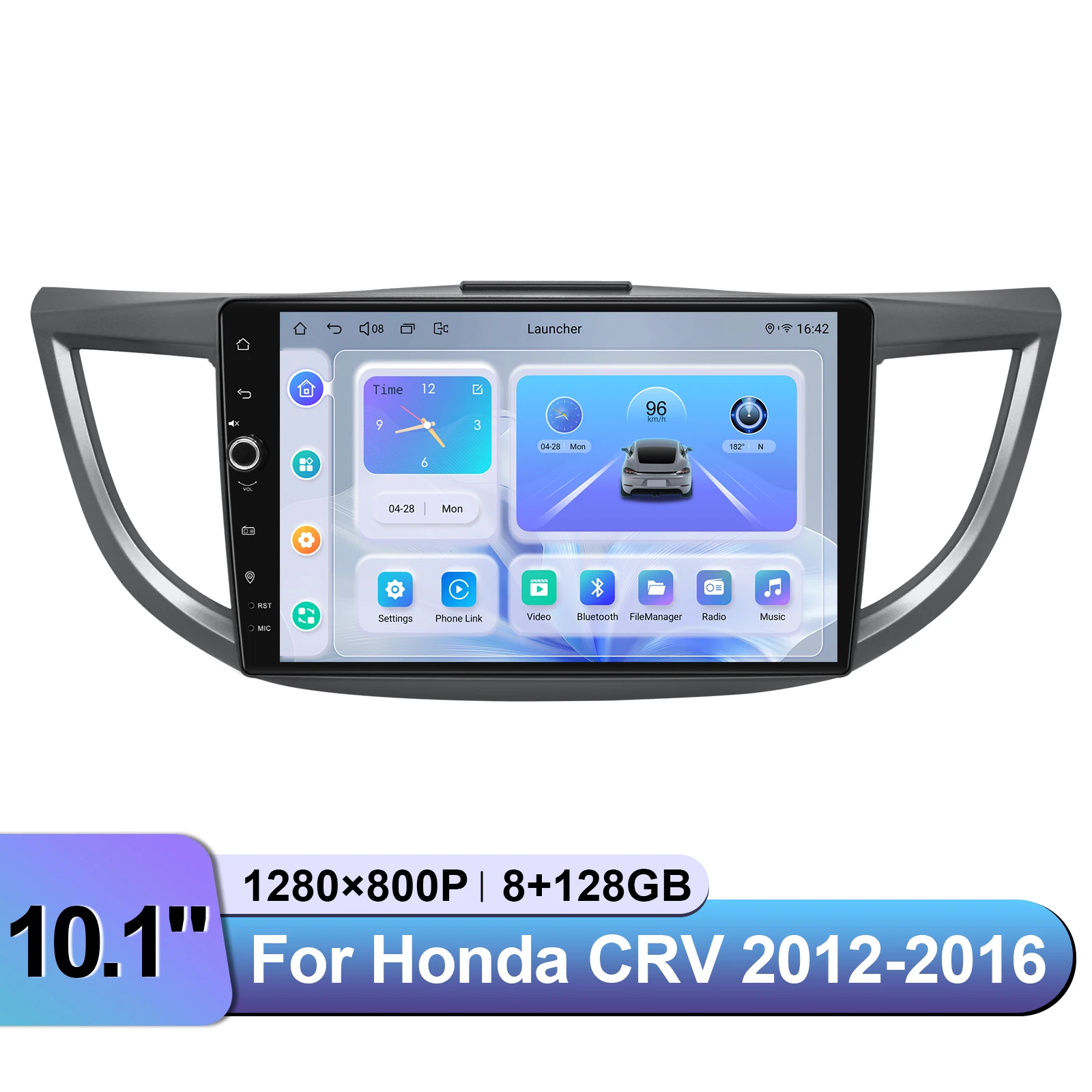 JOYING Newest Auto Android Plug And Play Car Radio Stereo 10.1”Car Video Player For Honda CRV 2012-2016 Support Factory Camera