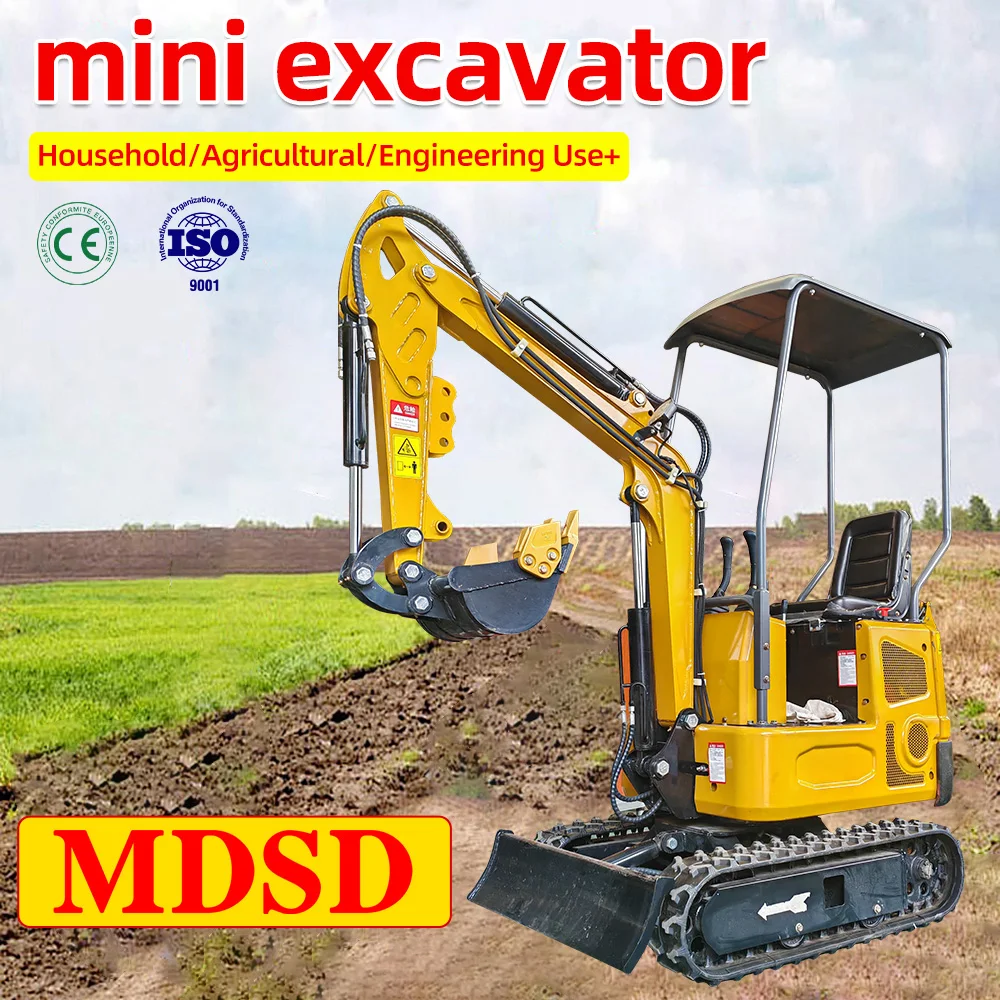 شحن سريع 1.2 طن حفارة صغيرة Ce Epa Euro 5 مخصصة 1.5 طن 1.8 طن حفارة صغيرة مجنزرة سعر خاص حفار صغير