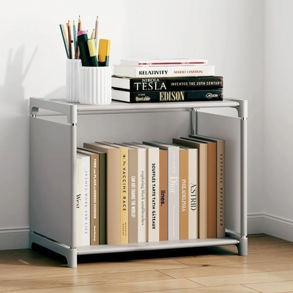 رف كتب بسيط متعدد الطبقات سهل التجميع، خزانة ملابس ذاتية الصنع، رف تخزين مربع من البلاستيك، غرفة المعيشة، غرفة الدراسة، غرفة النوم #5