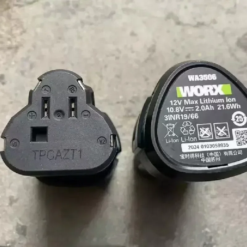 بطارية أداة كهربائية أصلية 2.0Ah 4.0Ah لـ WORX Kress 12V WA3506 WU127 WU128 WU130 WU131X WU132 WU280 WX128 WX129 WX540 ️️