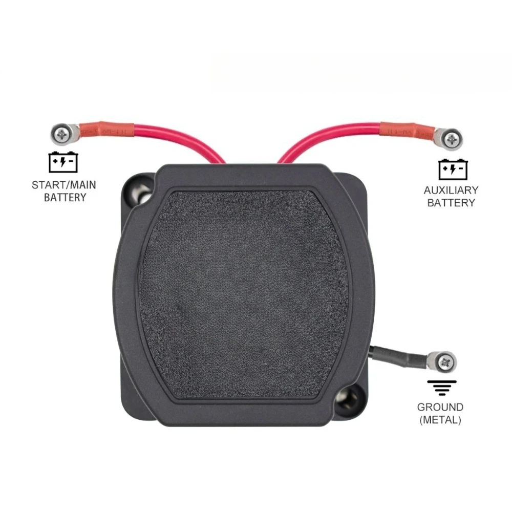 12V 140A for RVs, Yachts, SUVs, ATVs, Dual Batteries, Voltage Sensitive Relays
