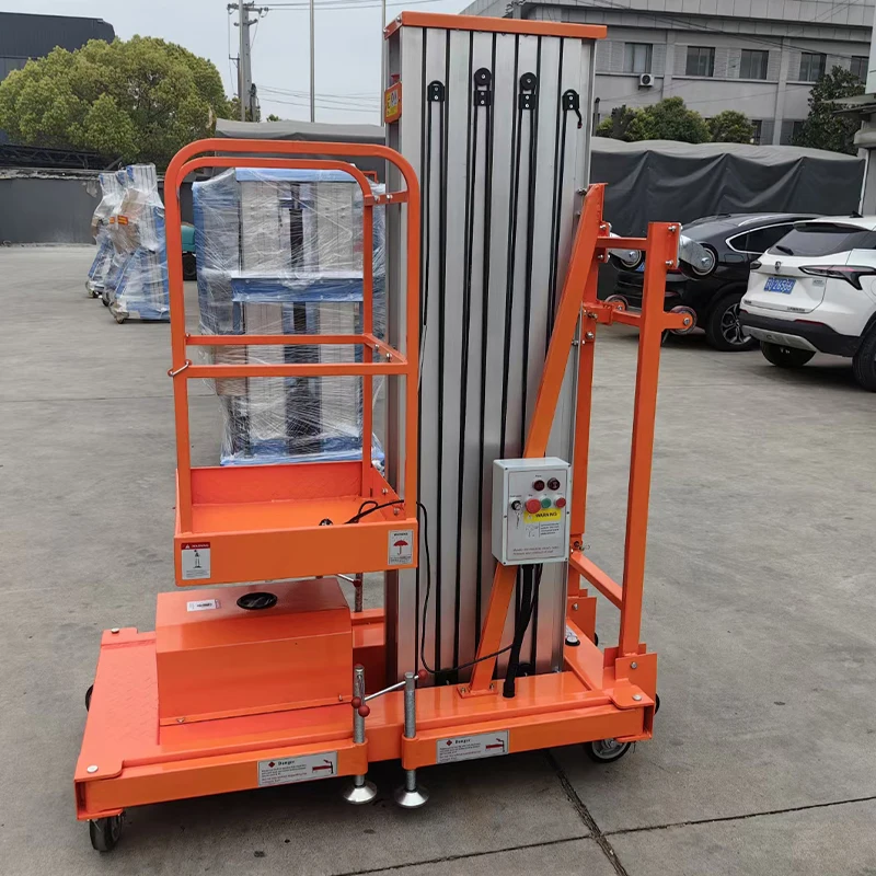 Aluminum Window Cleaning Lift Single Person Elevator Electric Lift Ladder for Sale