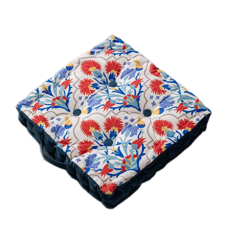 

Square Boho Floor Pillow Thicken Soft Meditation Cushion Floor Cushions for Yoga Living Room Bedroom Balcony Kids Playing Room