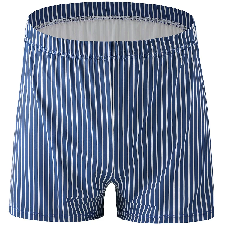 

Мужские спортивные полосатые боксеры: молодежные, модные, дышащие, удобные, свободного кроя, для повседневной носки, домашняя одежда, повседневные трусы для мальчиков