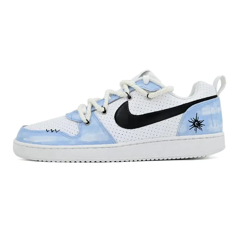 【Customize】Nike Court Borough Skateboarding Shoes Men Sneakers shoes 838937-111