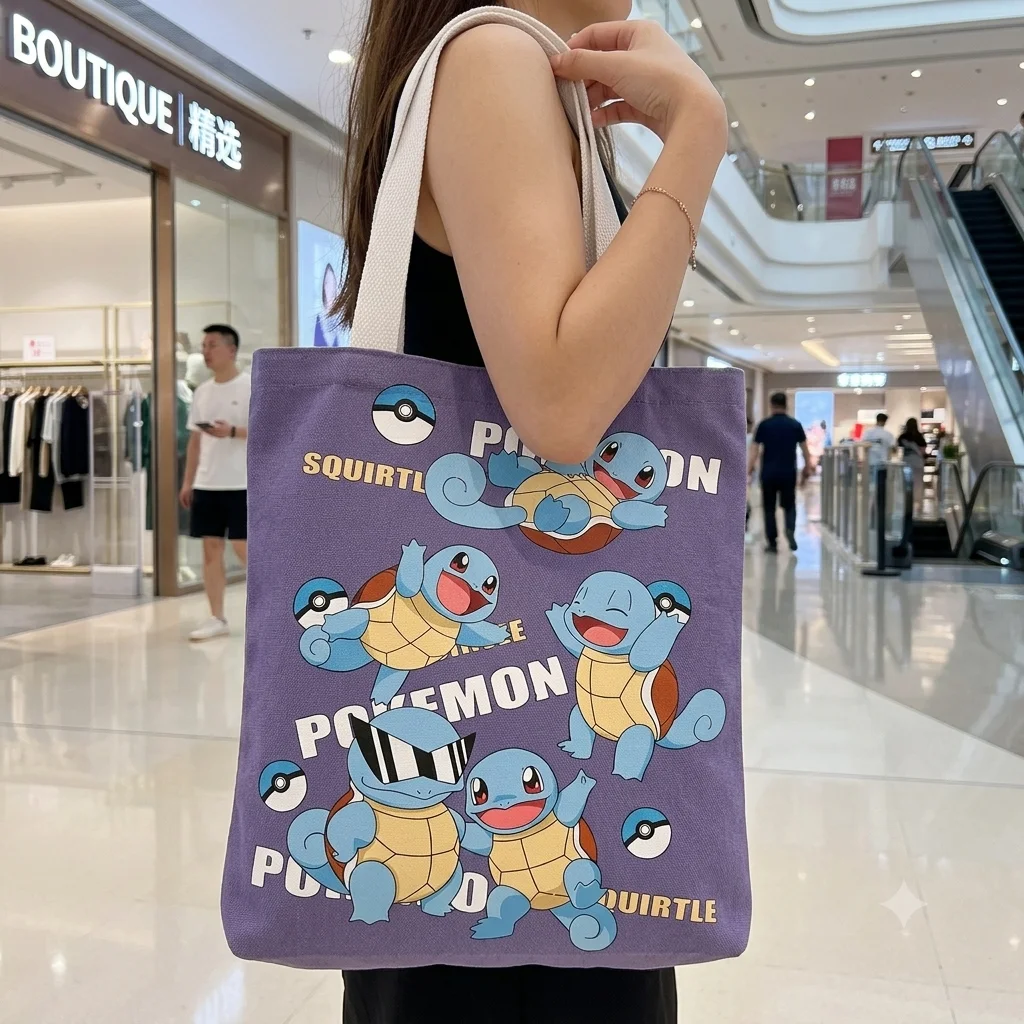 Pikachu Canvas Tote Bag Cute A - Anime Merch Shopping recension och pris