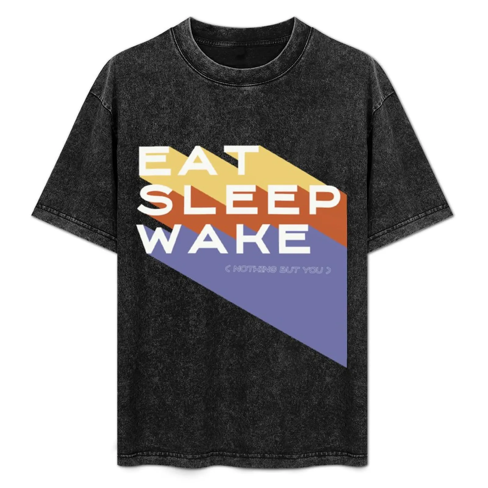 

Eat Sleep Wake Bombay Bicycle Club T-Shirt Vintage Print Crew Neck Tee