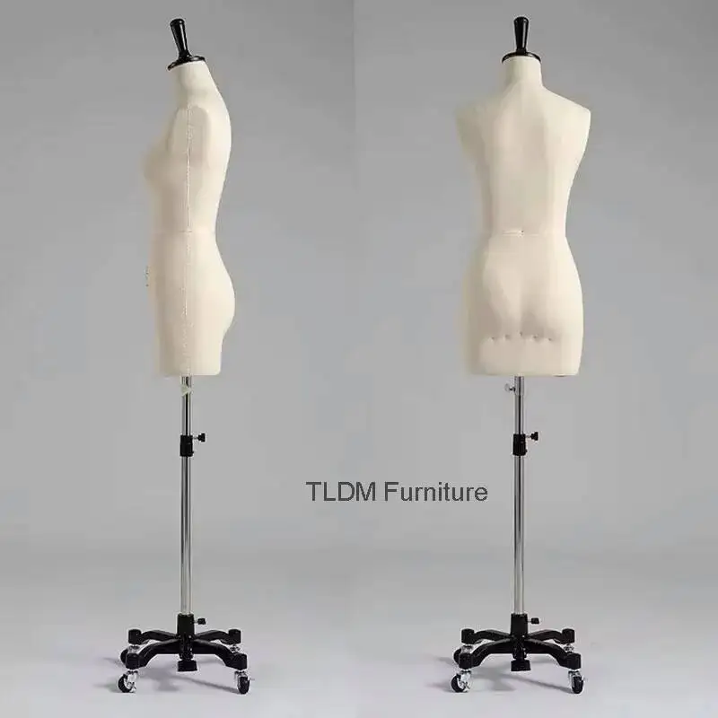 Sewing Supplies Female Mannequins Can Insert Pin Pattern Making Women's Clothing 3D Cutting Mannequins Clothing Store Display WW