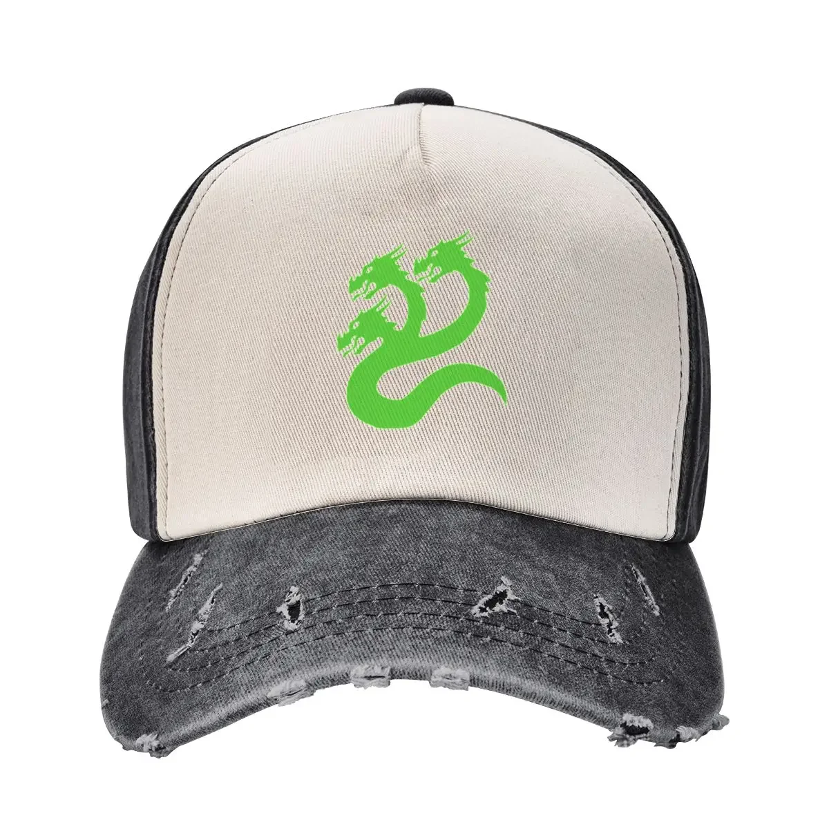 Three Heads of the Hydra - Green Baseball Cap custom Hat Beach Outing Rugby Golf Women Men's