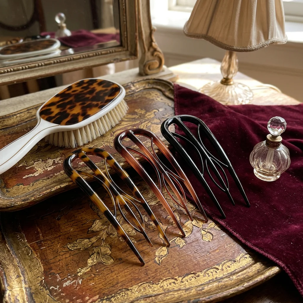 

3pcs Acetate U-Shaped Hairpins for Women Secure Bun Holders Lightweight Hairpins for Daily Use Elegant Hairstyle Accessories