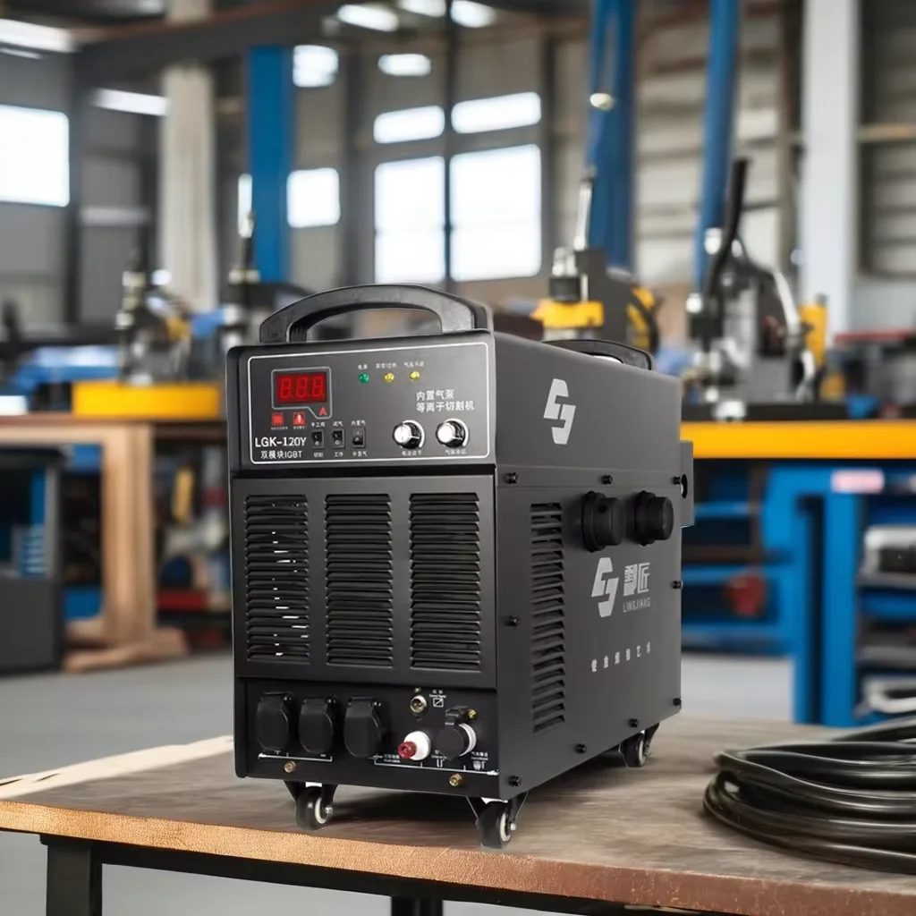 

LGK-100Y Промышленный станок для воздушно-плазменной резки со встроенным воздушным насосом Высокоэффективные плазменные резаки LGK-100Y