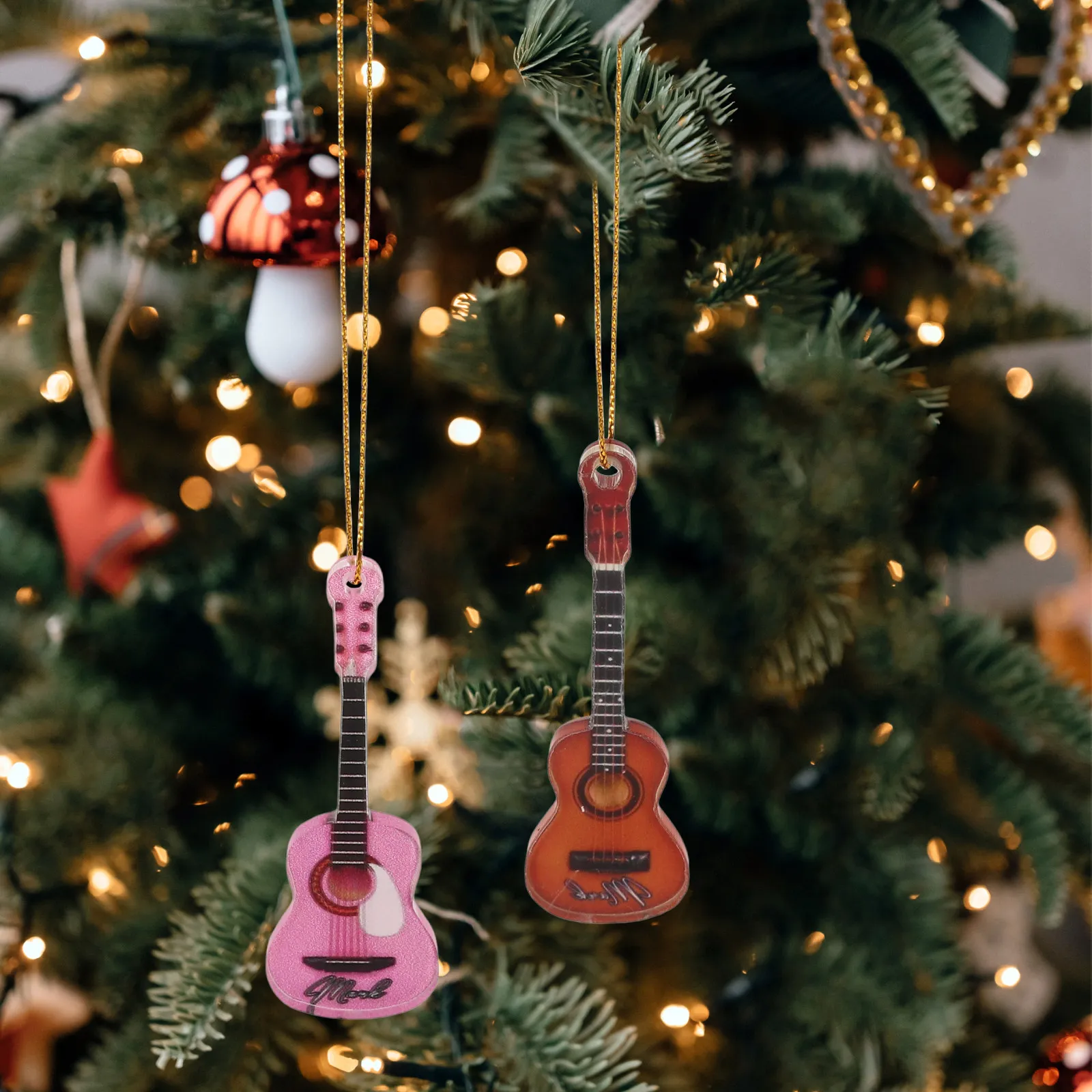 Musical Instrument Xmas Ornaments - 10 Pezzi Ornamenti Natalizi a Forma