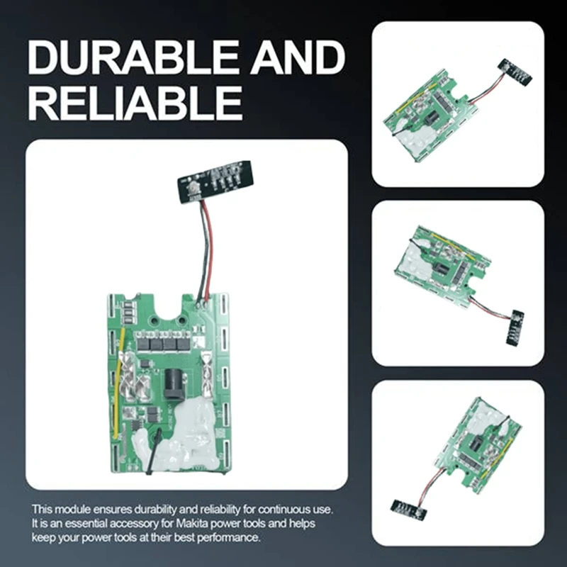 DT16 Battery Protection Board with LED Indicator for 18V Power Tool Replacement, Overcharge Discharge Short Circuit Protection