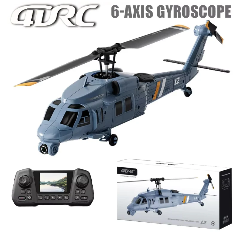 

Радиоуправляемый вертолет 4DRC L2 2.4G Military Apache Black Hawk с 8K HDR-камерой для съемки с воздуха, уличная игрушка для мальчиков, подарки для детей