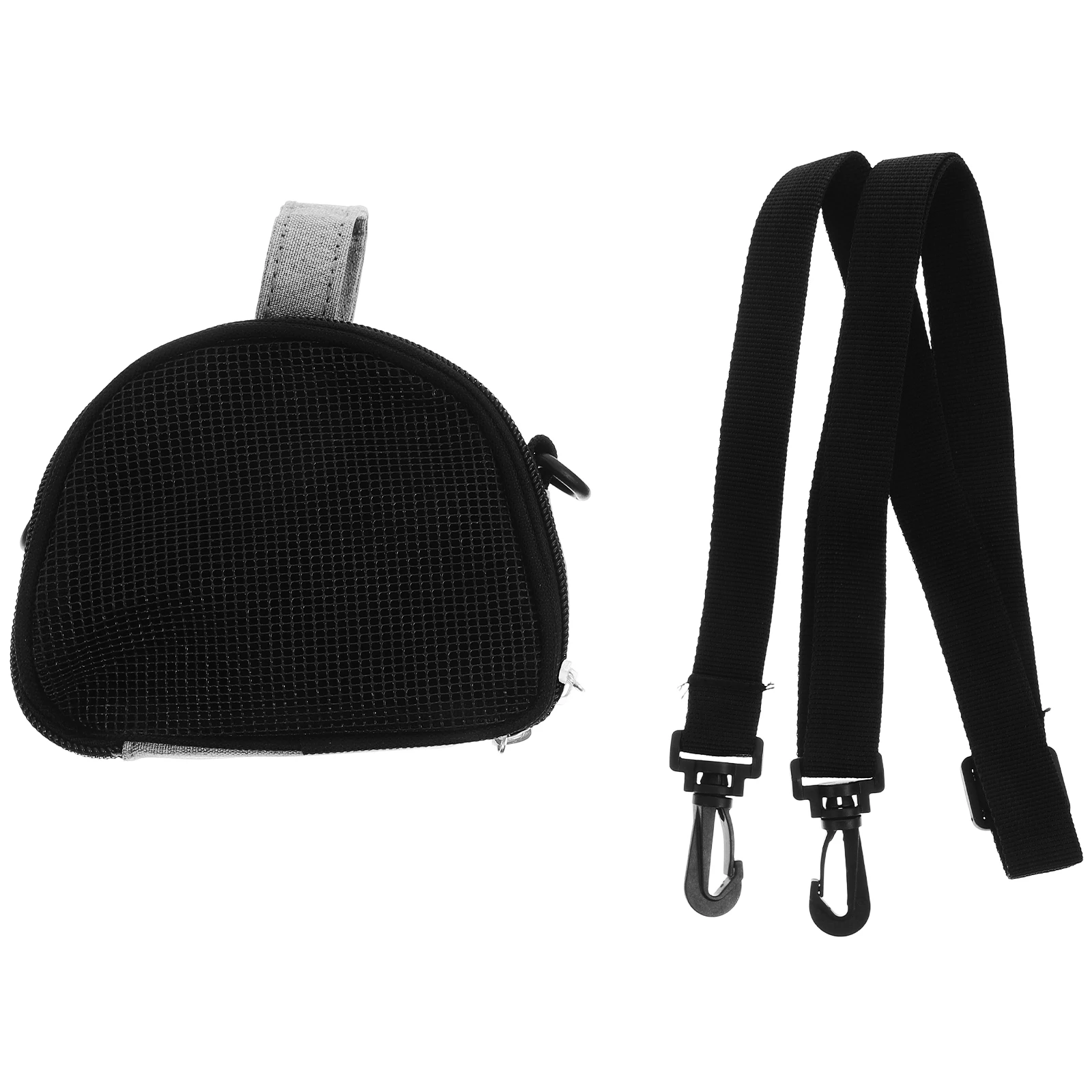 

Breathable Shoulder Bag Backpack Dark Grey Rabbit Guinea Pig Carrier Travel Hamster Cage Small Animal Bag Adjustable Straps