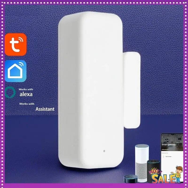 

AA87 Tuya Wifi Door Window Sensor Smart Home Door Detector Home Security Alarm- System