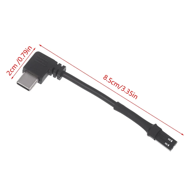 شحن الكوع من النوع C مع خط طرفي JST قابس توصيل جوي SYP ذكر أنثى 2P