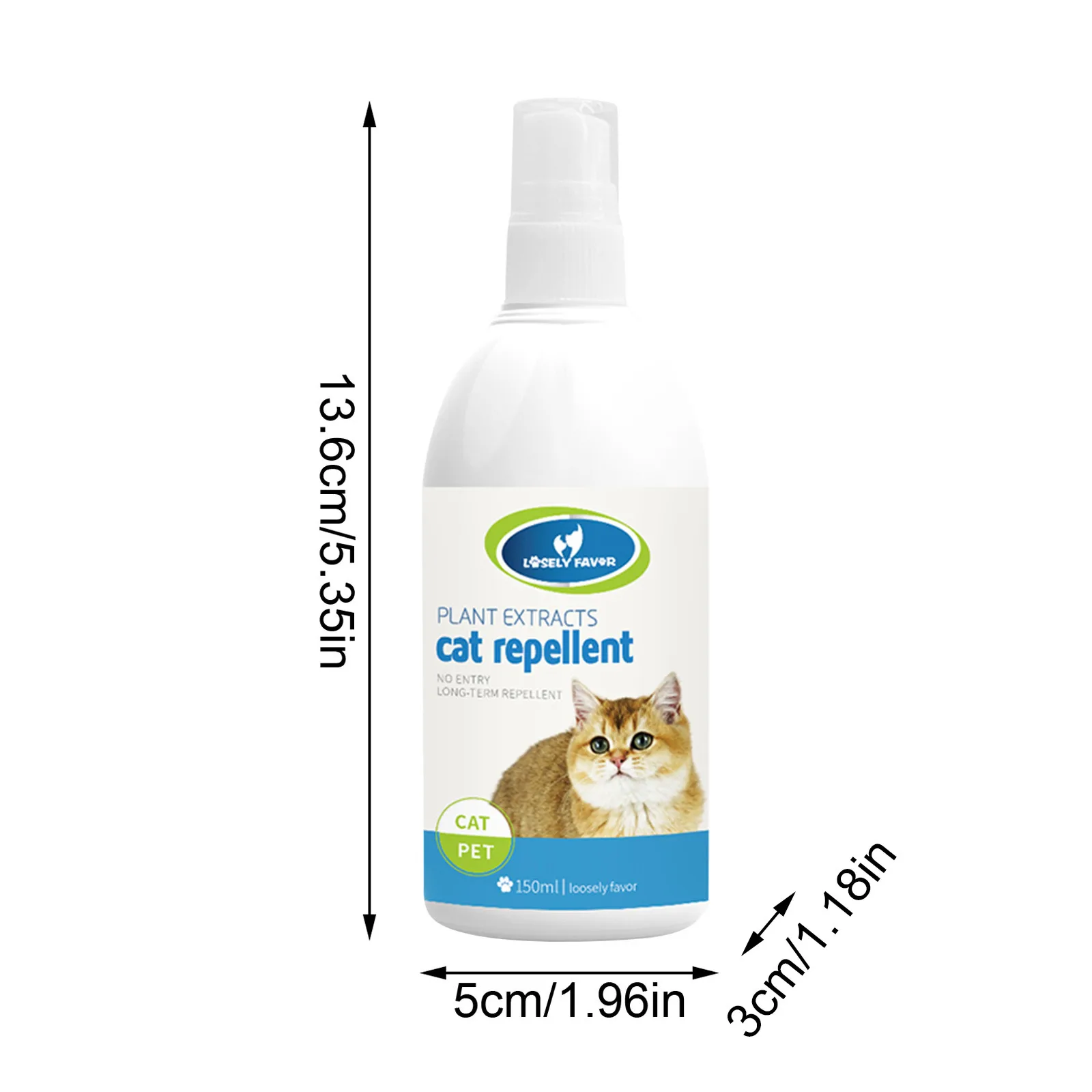 150ml/Bottle Long-term Cat Drive Away Spray Household Cat Restricted Area Drive Away Spray Prevent Cat Biting And Urine Spray