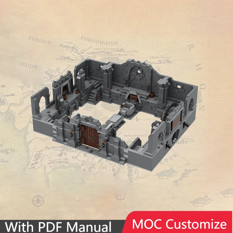 

2599 Parts MOC Creative Building Blocks A place Of Sadness Model Assembly DIY Toys Set Christmas Birthday Gift For Boys Girls