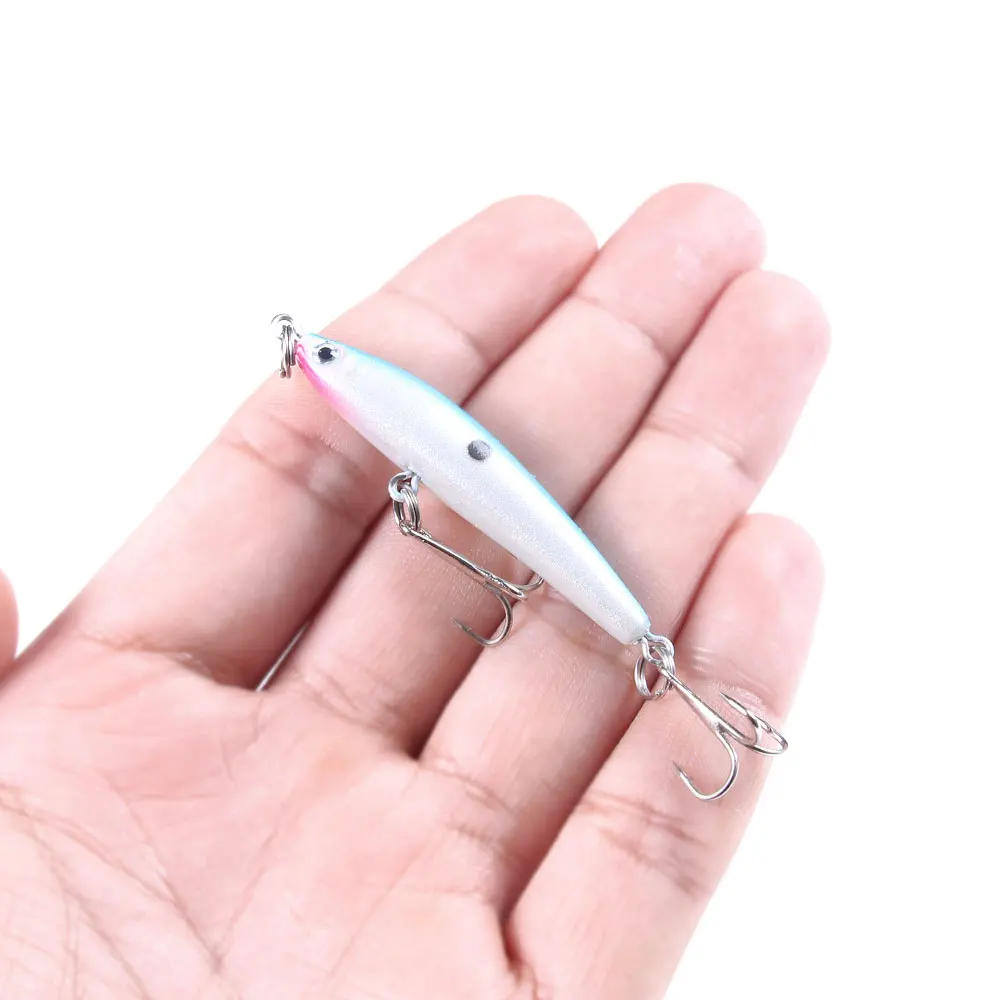 6cm 3.4g 4pcs Fishing Bait Set Sinking pencil bait Wobbler Pike Bass Fishing Lure for Sea Carp Fishing Tackles De Pesca