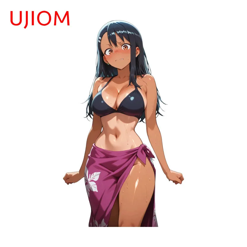 UJIOM Bikini Girl Nagatoro San Big Boobs Graffiti Wall Sticker Enchanting Attractive Waterproof Decal Veneer Sofa Wall Decor