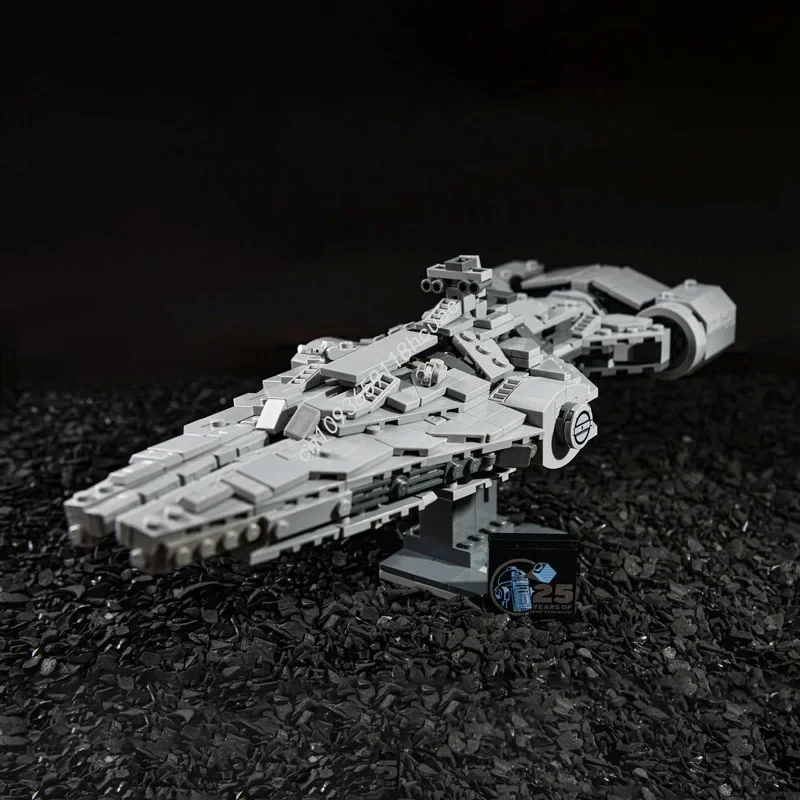 

НОВЫЙ 654 шт. MOC Space Imperial Light Cruiser Midi версия строительные блоки модель Diy креативная сборка развивающая игрушка подарок ребенку