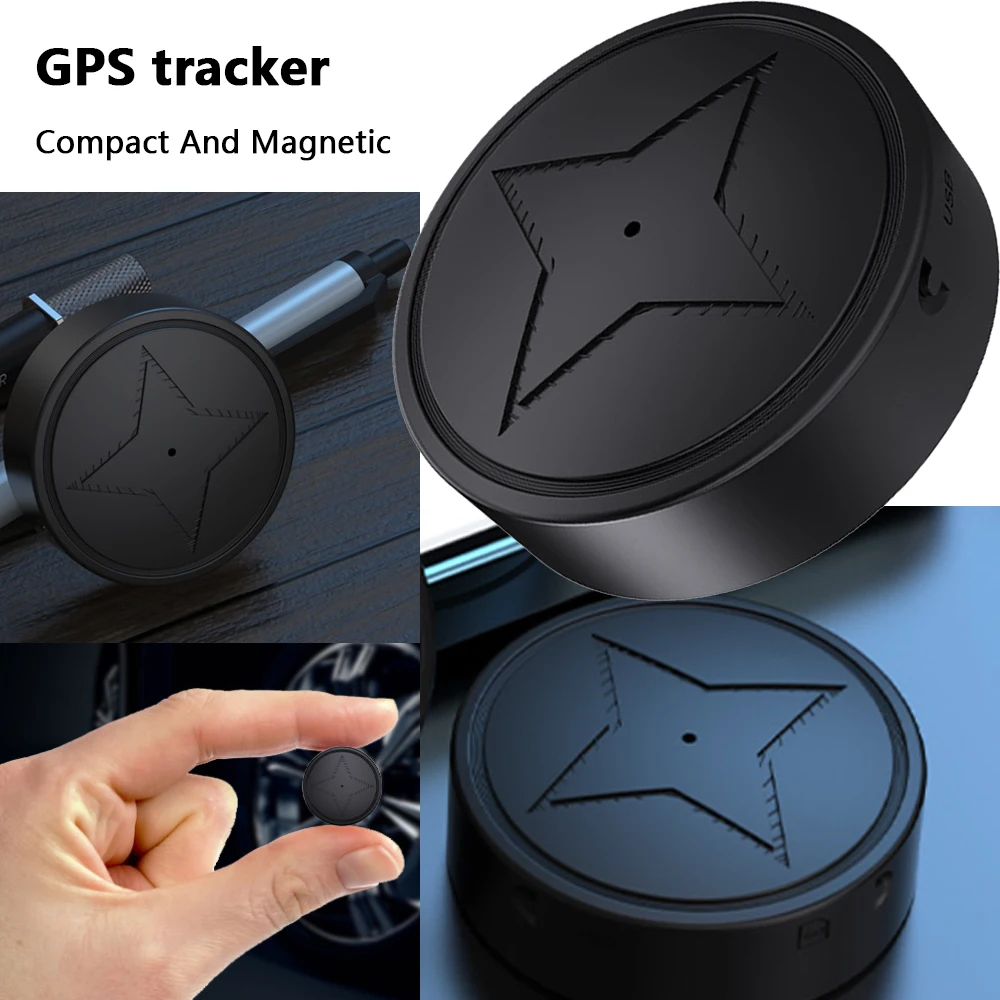 Mini PG12 GPS Tracker Anti-lost Alarm Mini Wireless Magnetic Tracker Car Tracking Child Older Bag Wallet Finder Locator