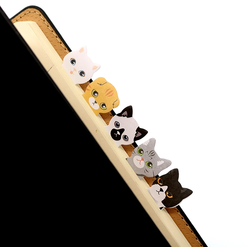 4pcs/set, Korean Stationery Carton Cute Carton Cat, Small Note Pad, Sticky Notes | N Times Stickers | Sticky Notes