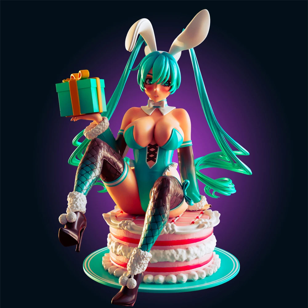 NSFW Turquoise Bunny Girl Cake - Kids Toys Sale avaliação e preço