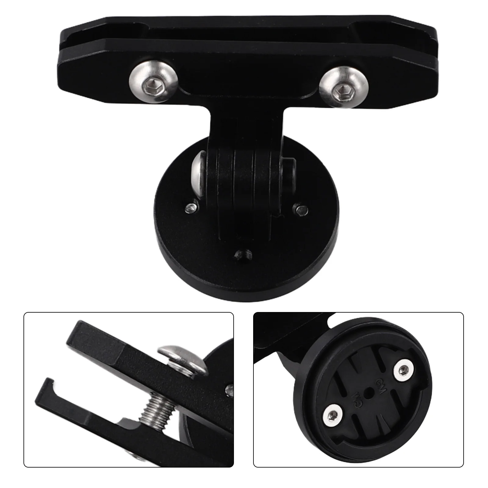 

Cameras Holder Saddle Mount Practical To Use Aluminum Alloy+Nylon Black For Garmin Varia For-Gopro 1pcs High Quality Hot Sale