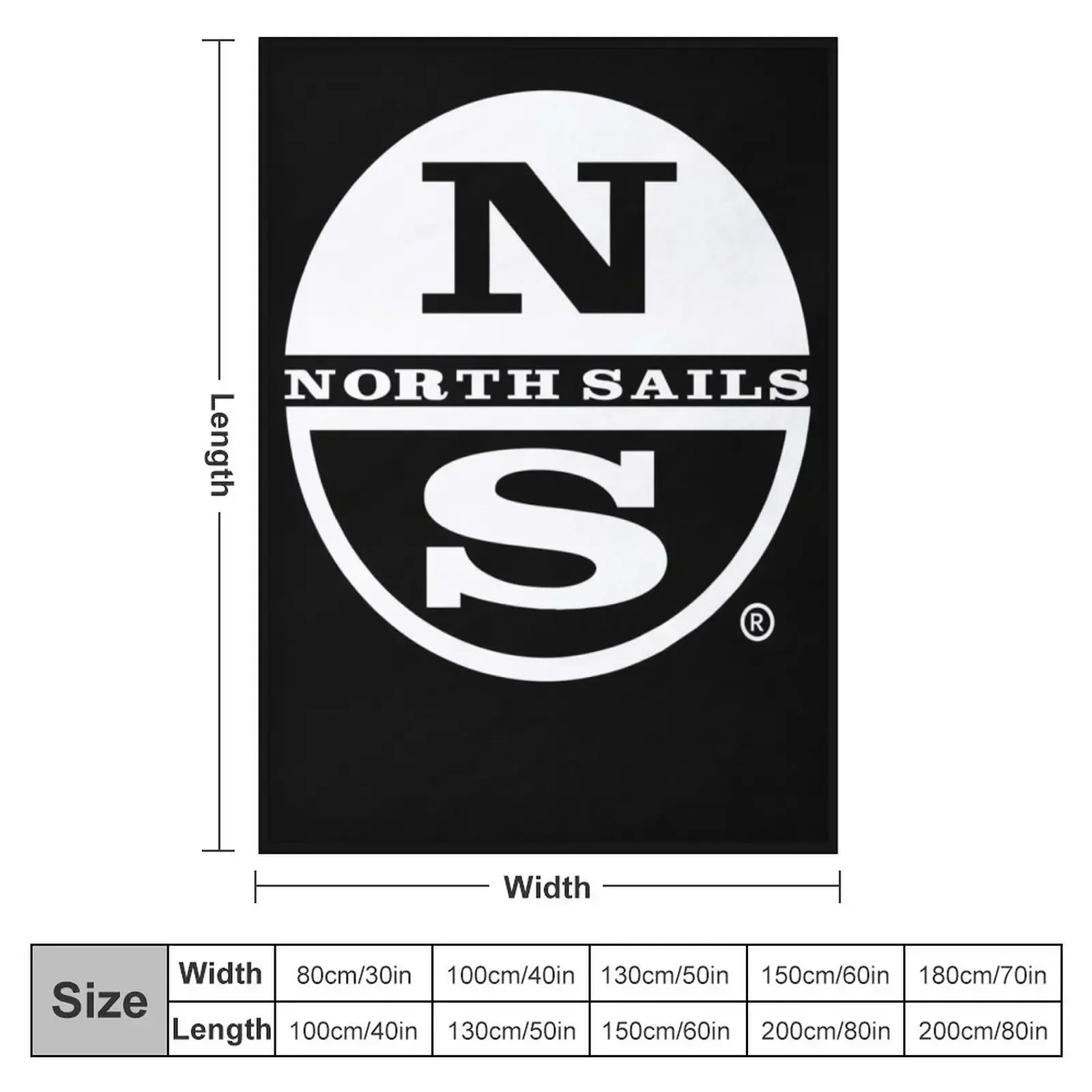 NORTH SAILS Throw Blanket Decorative Throw Luxury Throw Sofa Blankets