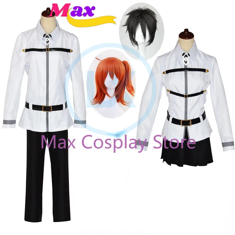 Max Anime Cosplay Gudako Grand Master Fujimaru Ritsuka FGO Cosplay Costume School Uniforms Cloak Halloween Costumes