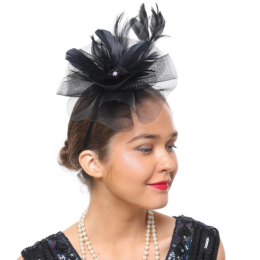 

1 шт. Элегантная заколка для волос из тюля, креативный головной убор для вечеринок, легкий и удобный аксессуар для волос для танцев