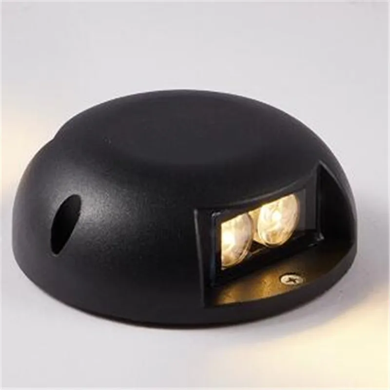 

3W 4W Flush Cover Outdoor Indoor Villa Park Bridge Deck Landscape Lighting 1Hole 2Hole Waterproof LED Underground Lamp AC85-265V